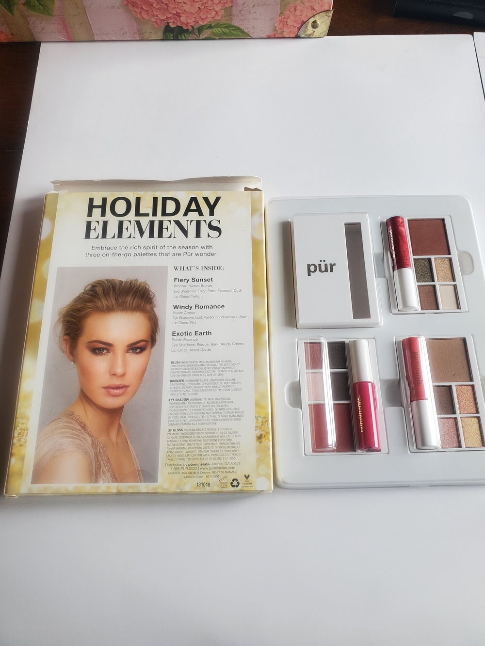 pür Holiday Elements Makeup Palette Set - Neutrals & Rose